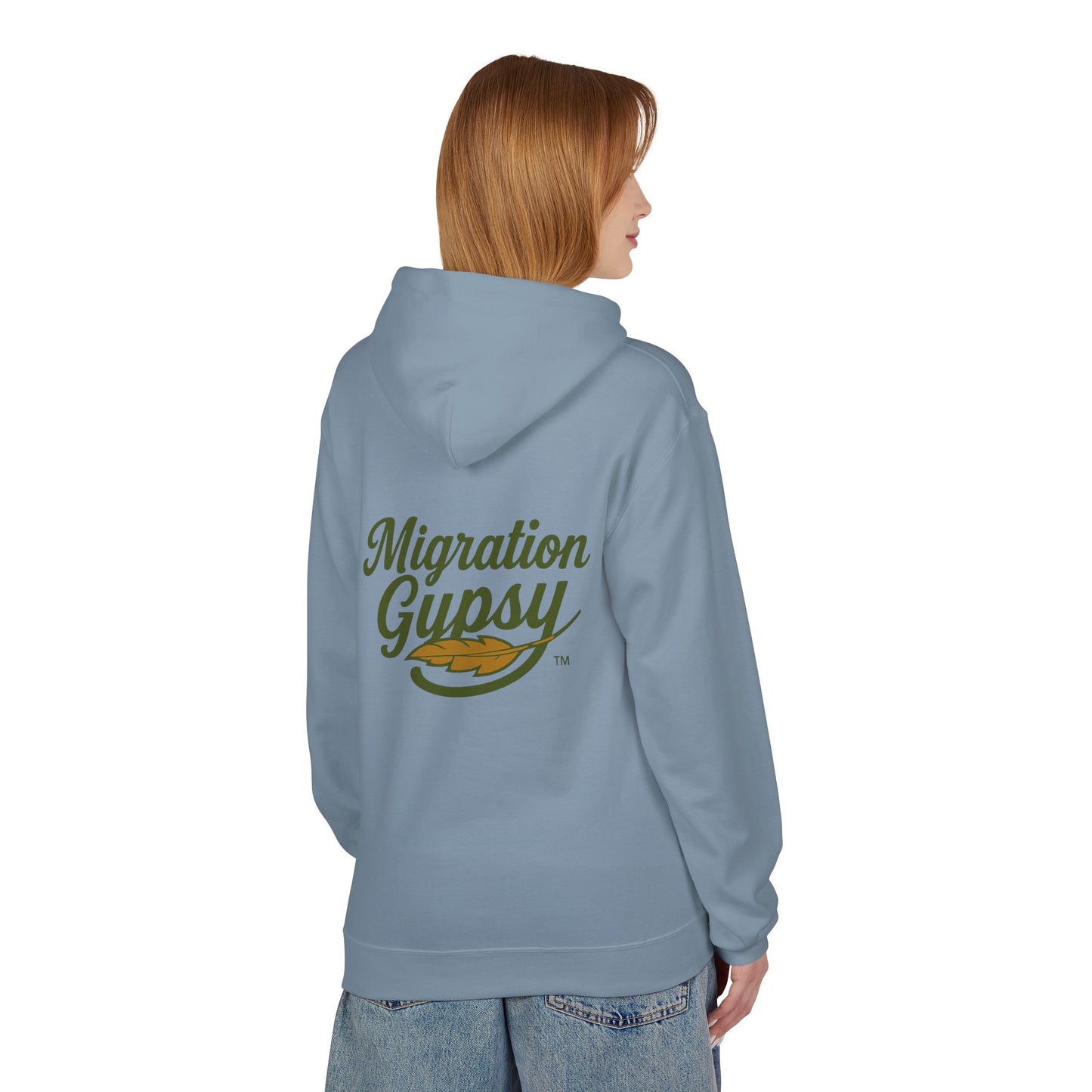 Pintail Migration Gypsy Hoodie — Vintage Outdoors Travel Logo Pullover