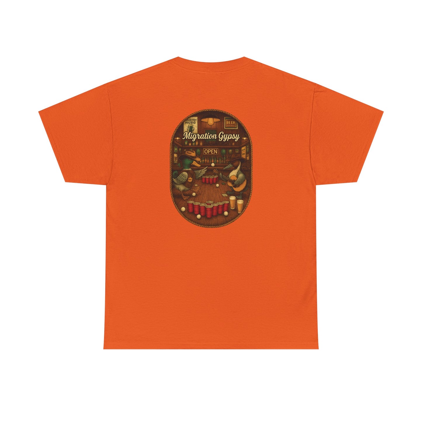 Gypsy Beer Pong Unisex Heavy Cotton Tee