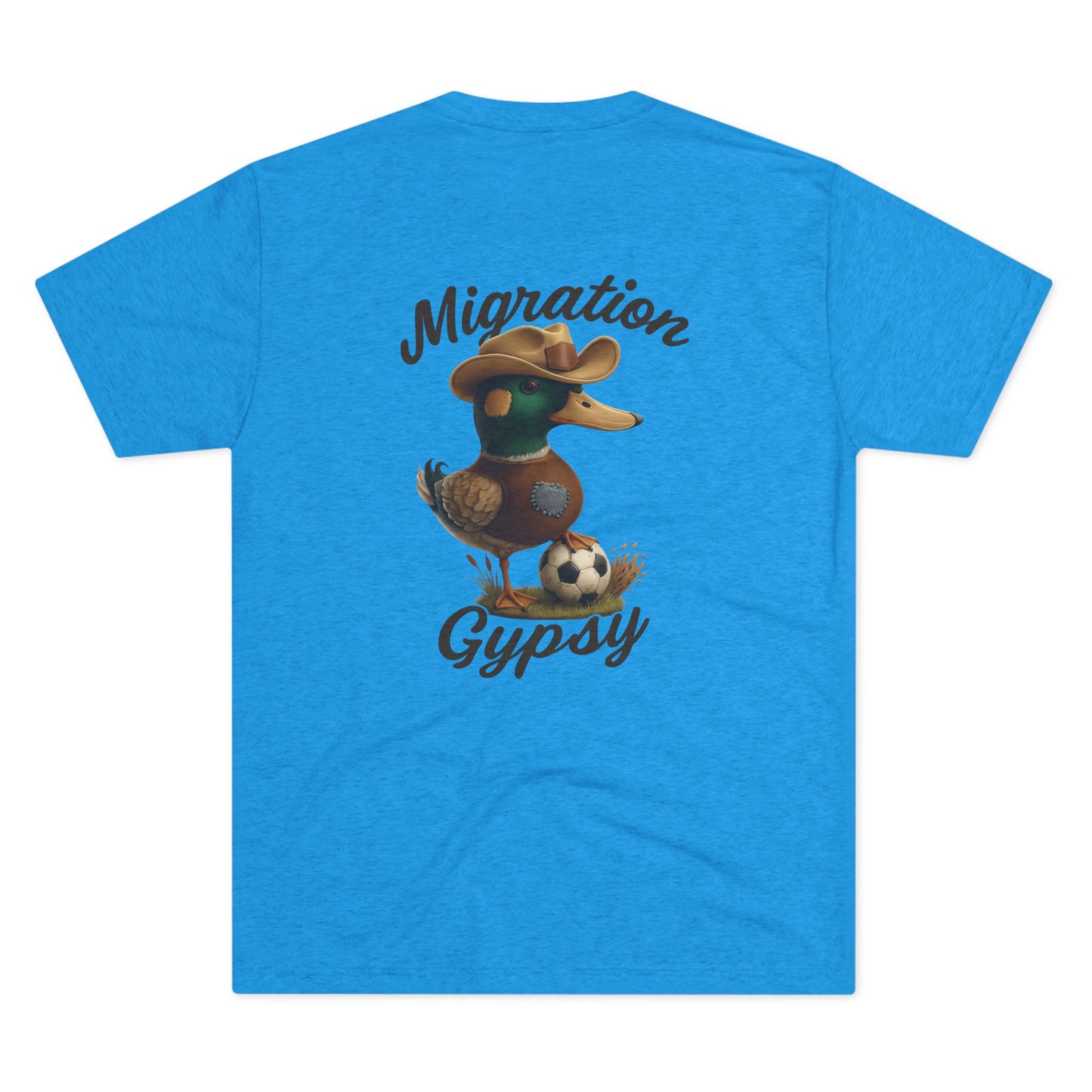 Soccer Migration Mallard Tee w/Soccer Ball Front Mallard Back
