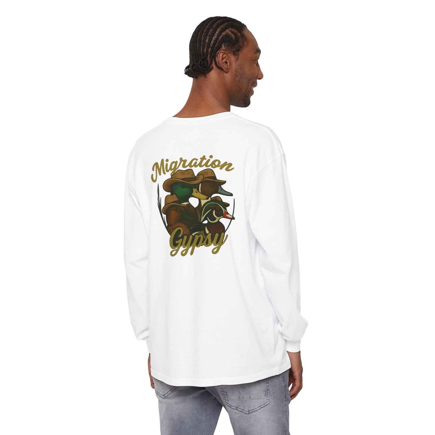 Men's Gypsy Gang Long Sleeve Tee - Mallard, Pintail, Wood Duck and Teal