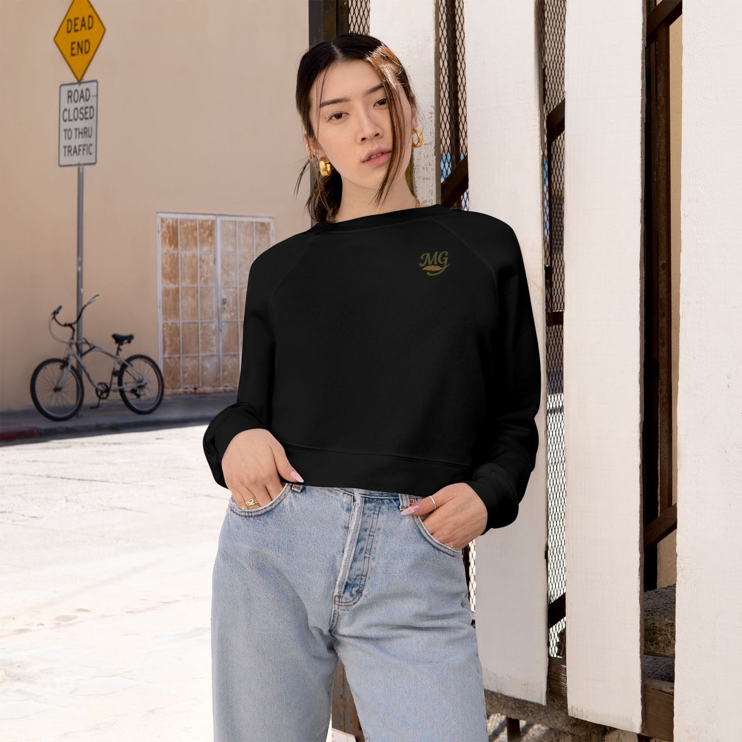 Migration Mallard Cropped Pullover | Fleece Sweatshirt