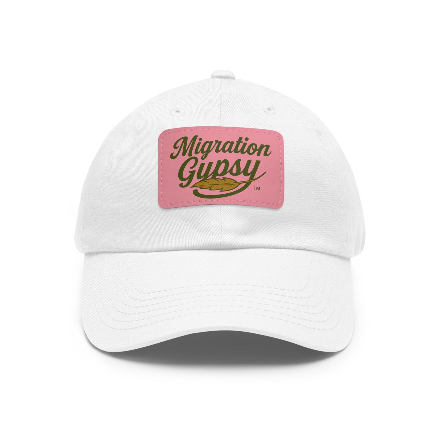 Unisex Migration Gypsy Leather Patch Hat — 12 Combo Colors Men's & Ladies