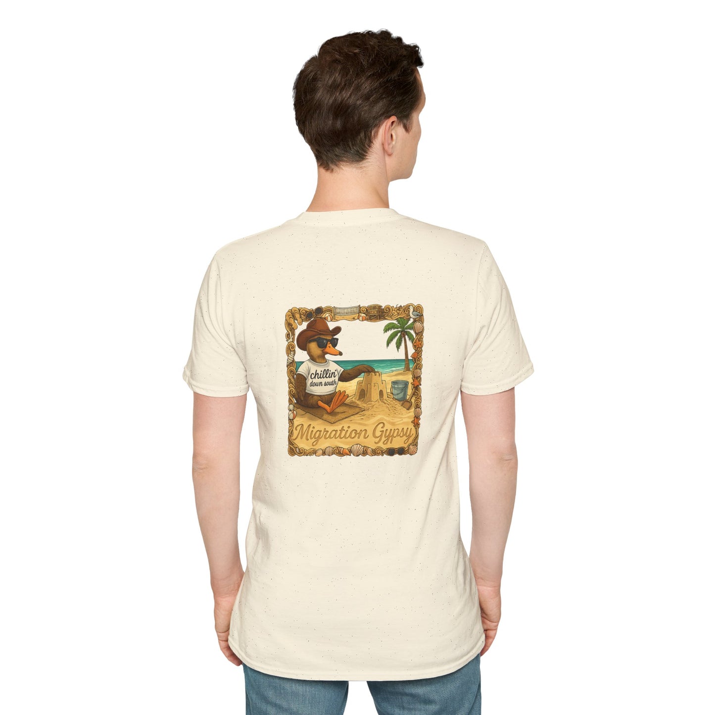 Gypsy Beach Scene "Chillin' Down South" Vintage Surf Tee