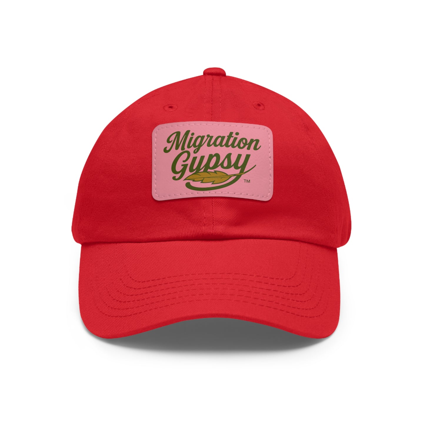 Unisex Migration Gypsy Leather Patch Hat — 12 Combo Colors Men's & Ladies