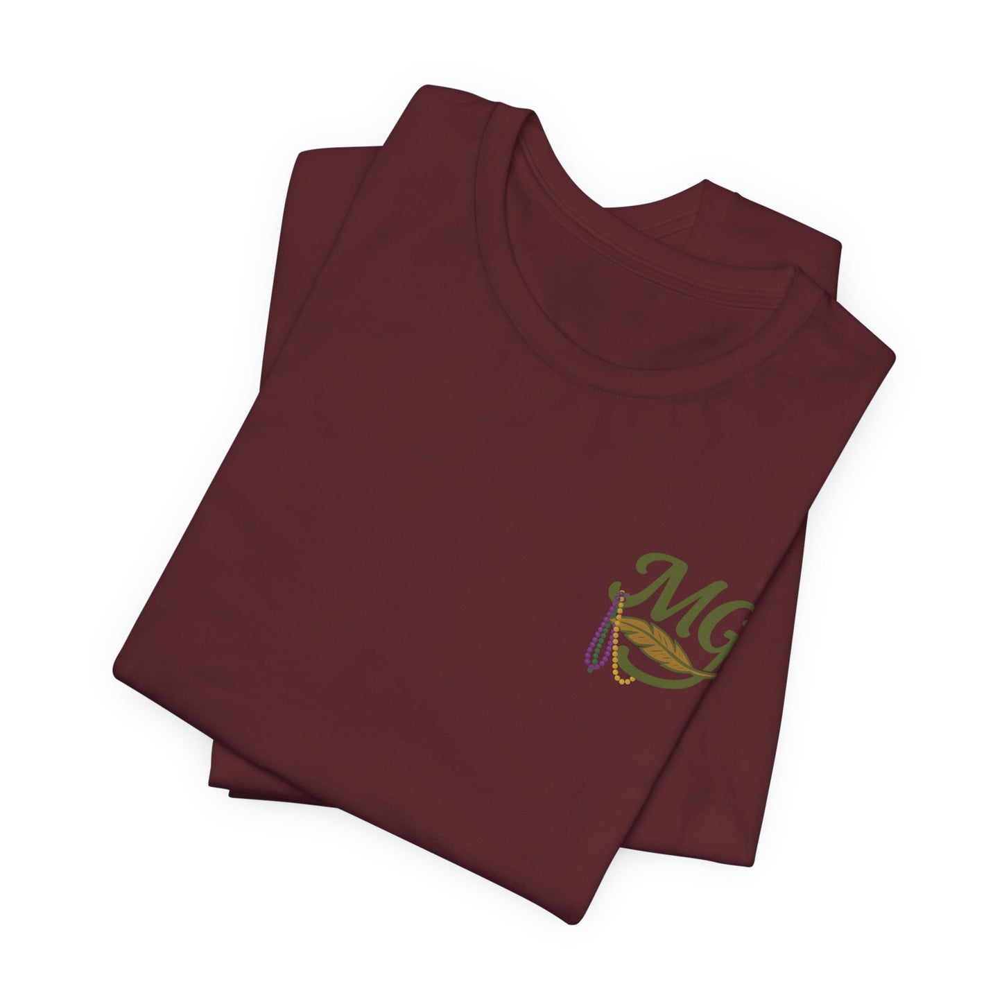 Mardi Gras Jester Mallard - Unisex Jersey Short Sleeve Tee