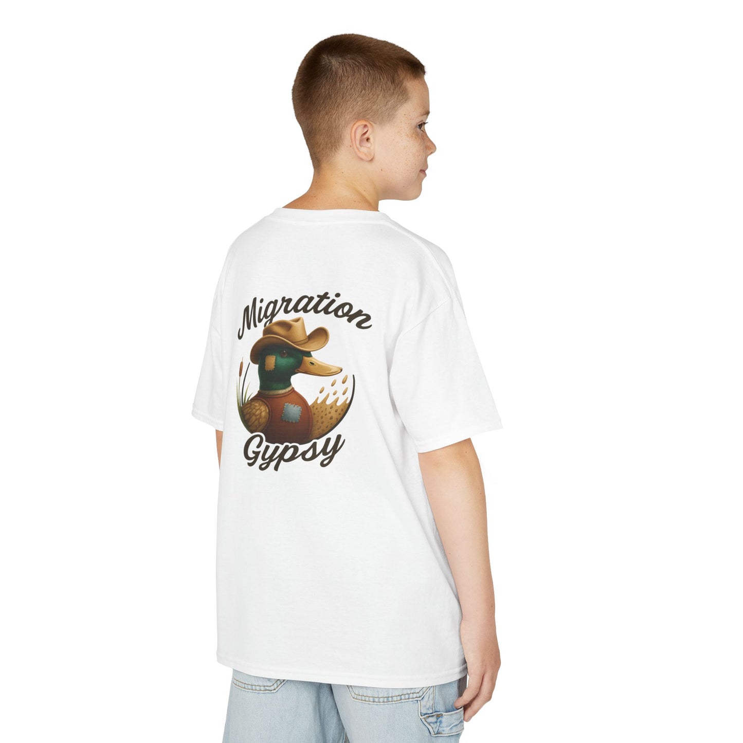Kids Tee — Mallard Migration Gypsy Front & Back