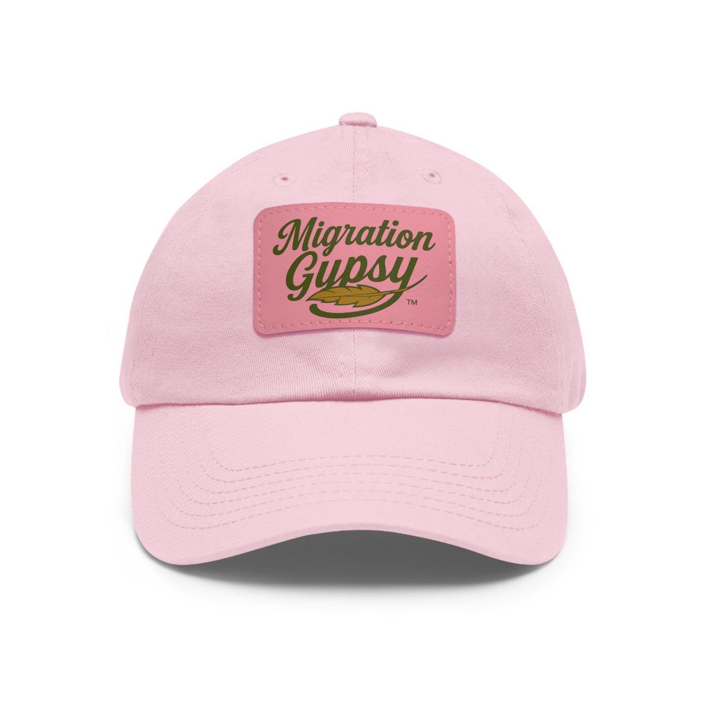 Unisex Migration Gypsy Leather Patch Hat — 12 Combo Colors Men's & Ladies