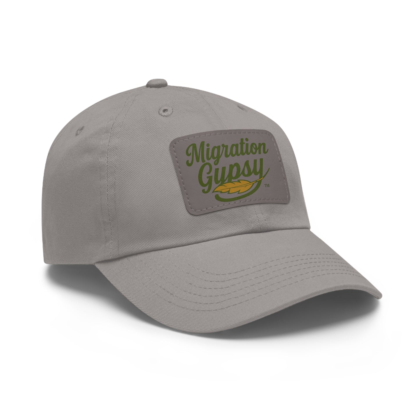 Unisex Migration Gypsy Leather Patch Hat — 12 Combo Colors Men's & Ladies