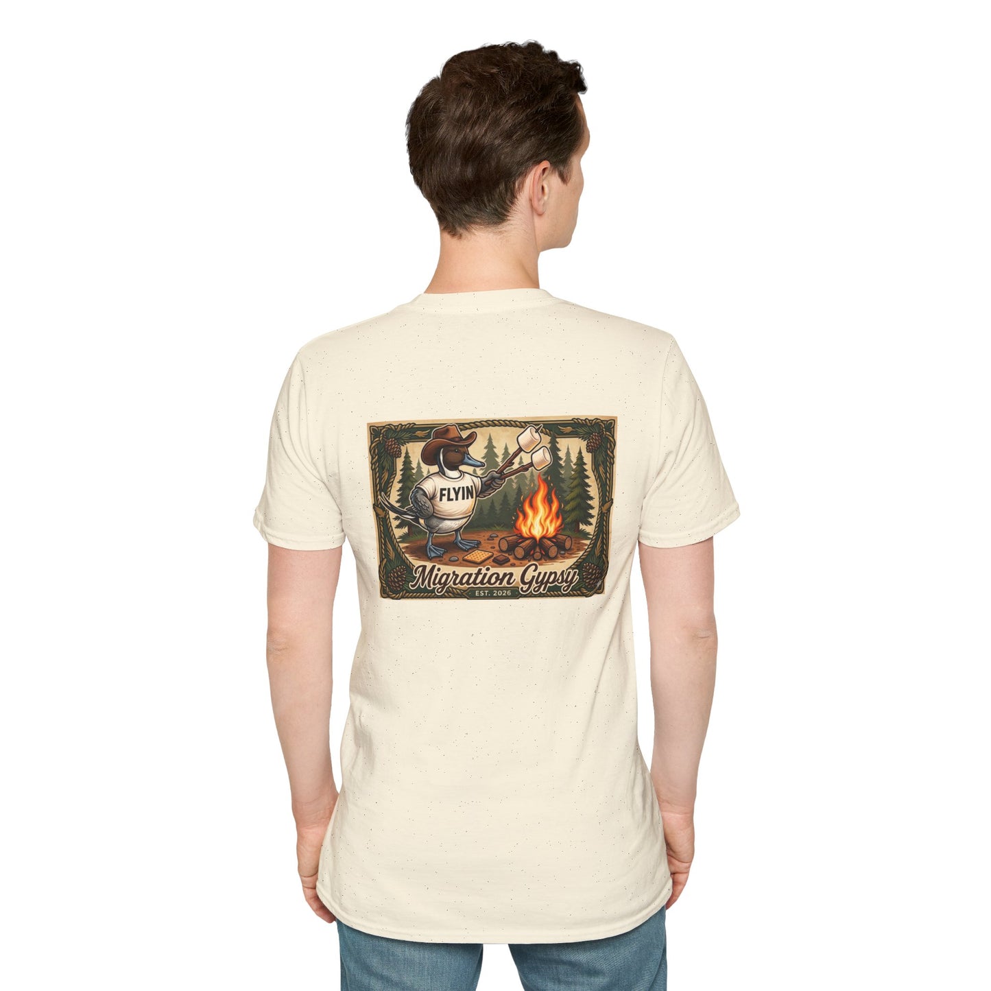 Flyin' Campfire T-Shirt — 2 Back Styles