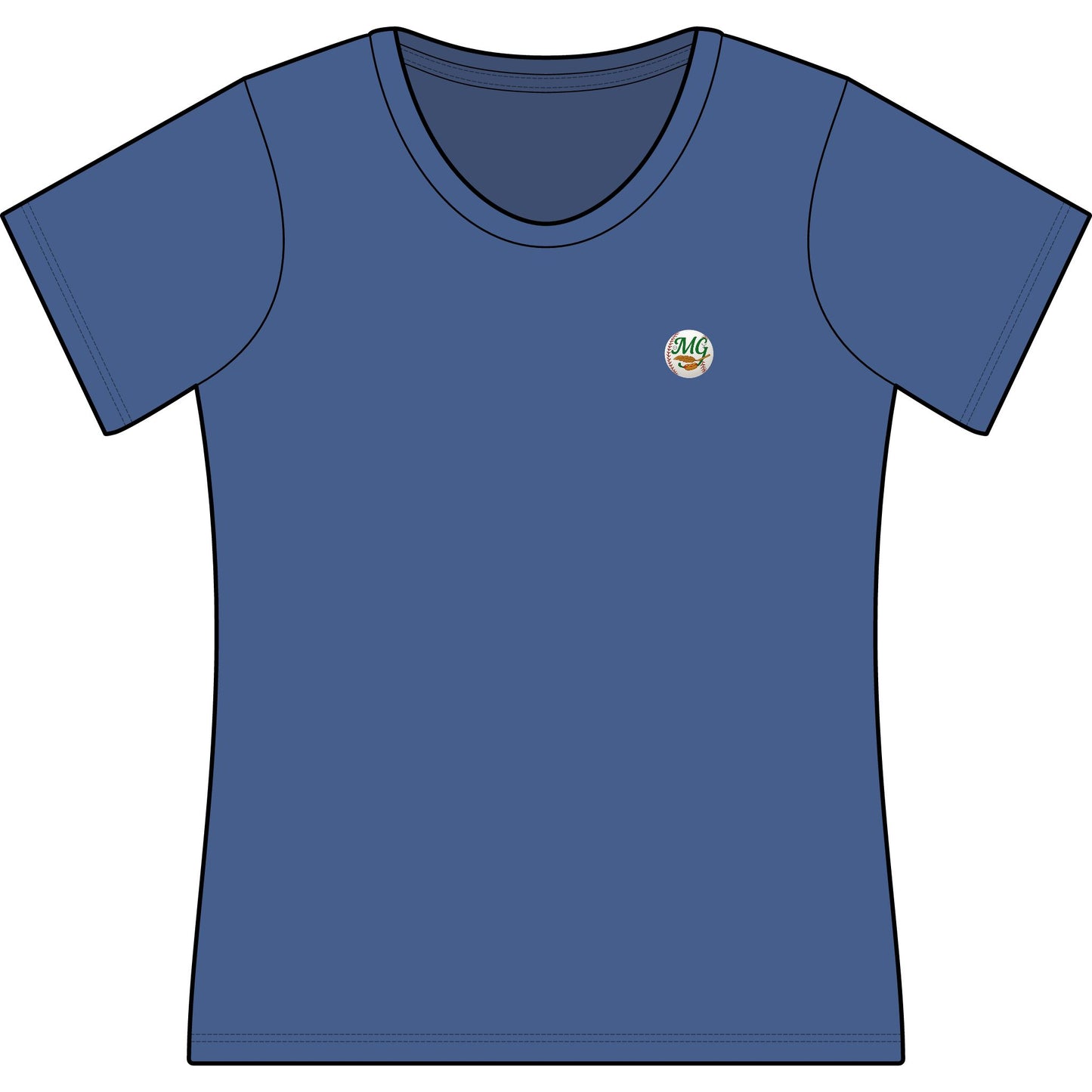 Women's Mallard Baseball Deep Cotton T-Shirt