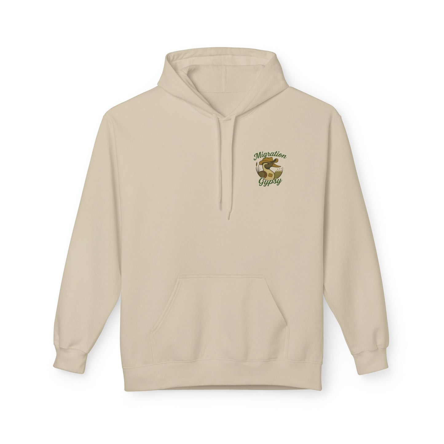 Pintail Migration Gypsy Hoodie — Vintage Outdoors Travel Logo Pullover