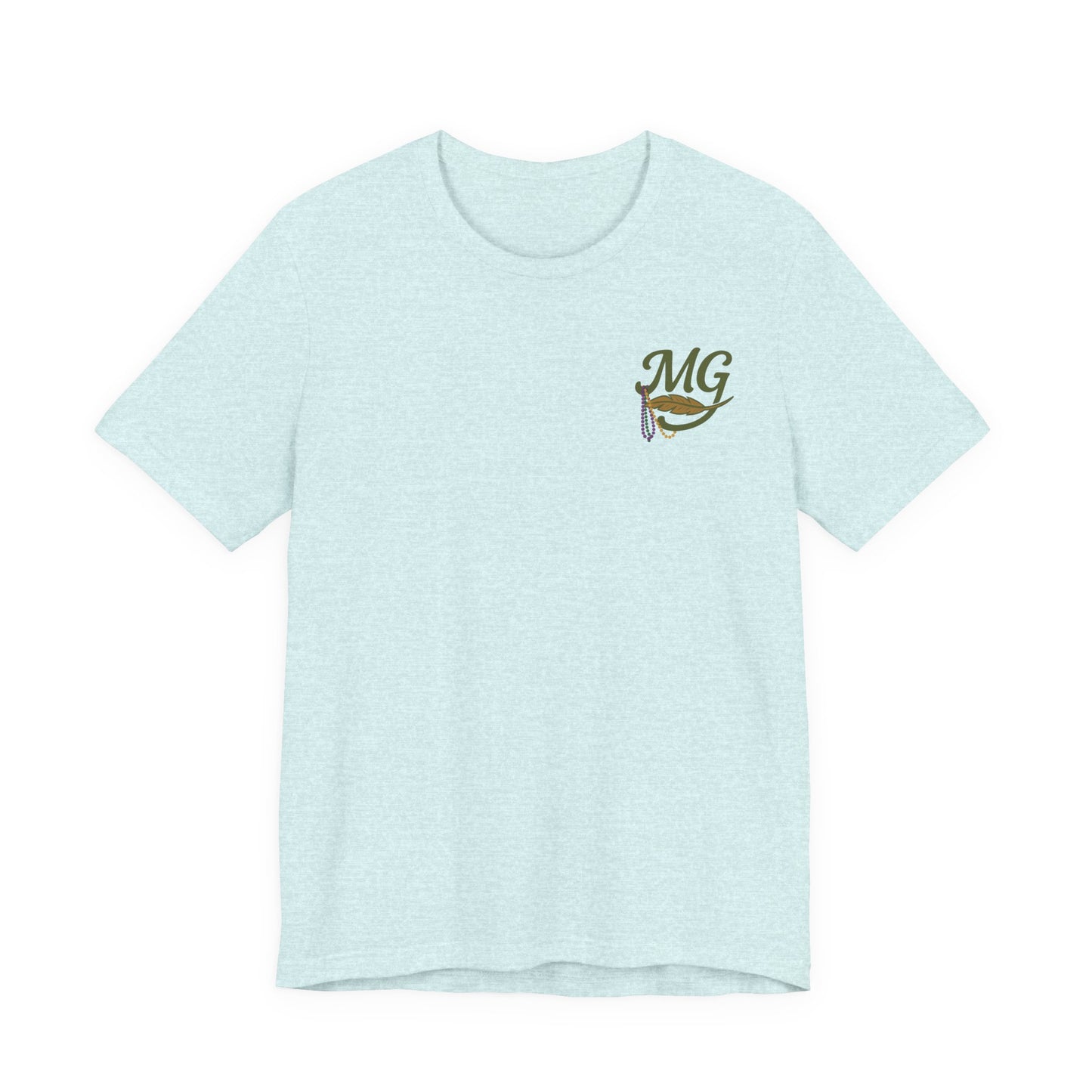 Mardi Gras Jester Mallard - Unisex Jersey Short Sleeve Tee