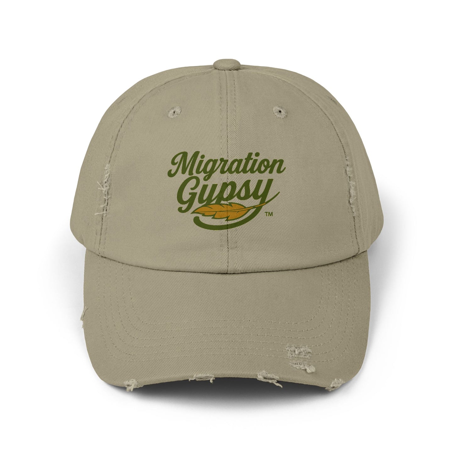 Distressed Cap — "Migration Gypsy" Retro Surf Hat