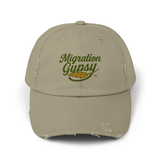 Distressed Cap — "Migration Gypsy" Retro Surf Hat