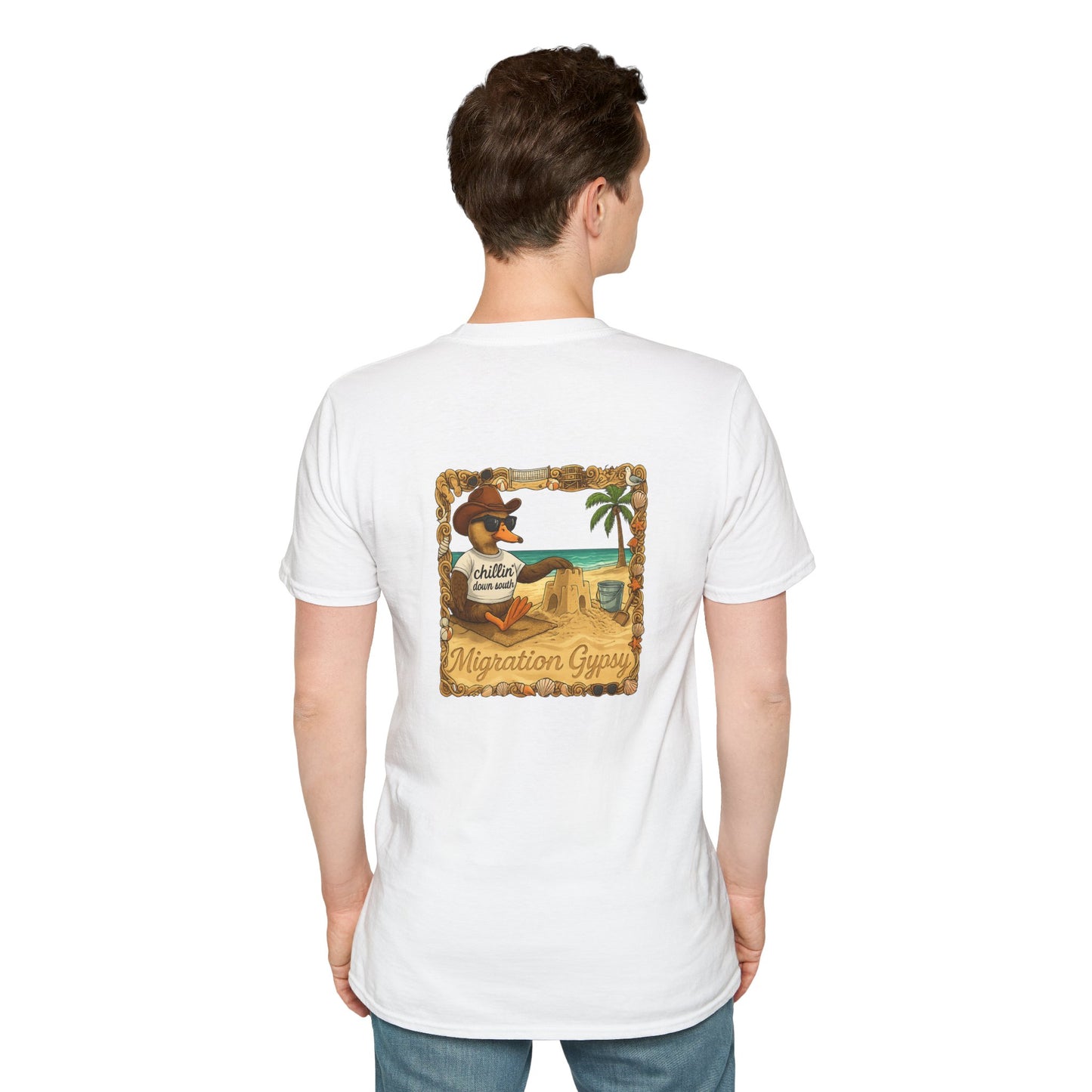 Gypsy Beach Scene "Chillin' Down South" Vintage Surf Tee