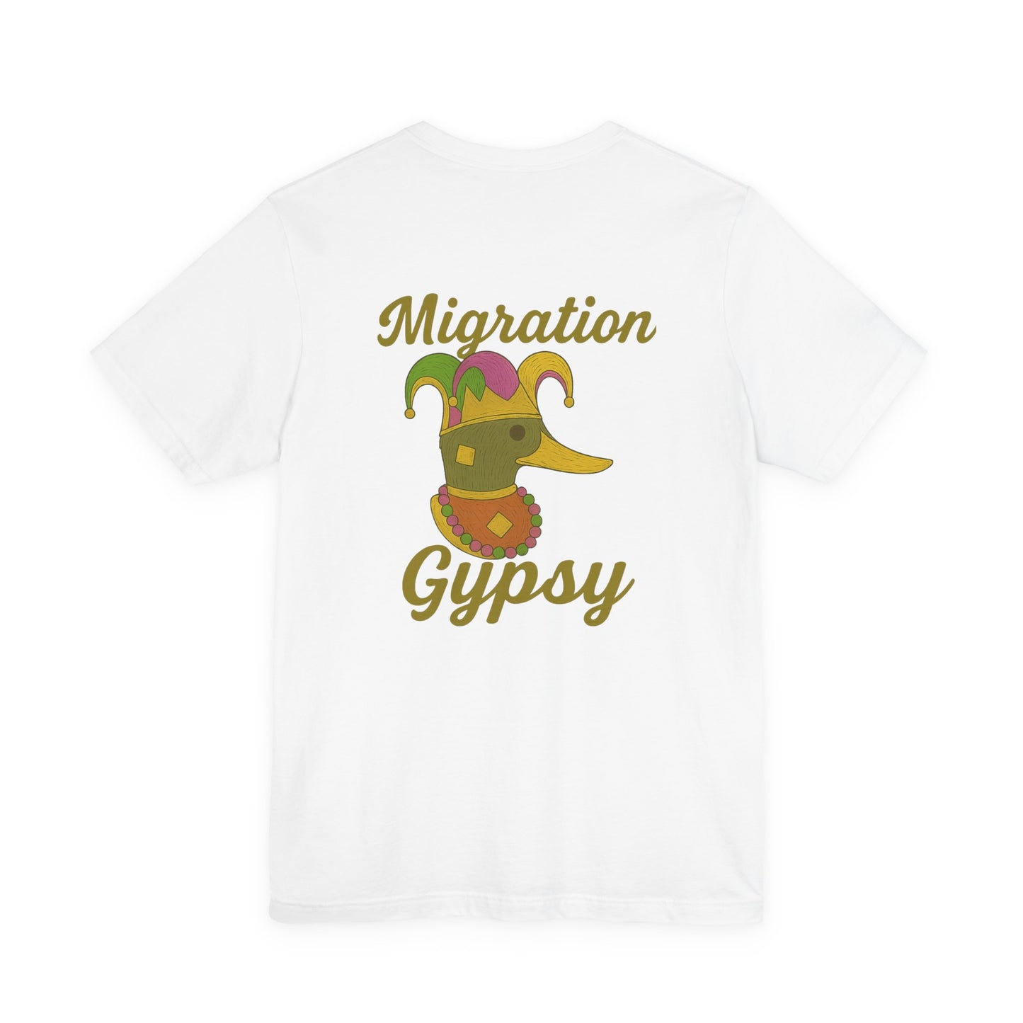 Mardi Gras Jester Mallard - Unisex Jersey Short Sleeve Tee