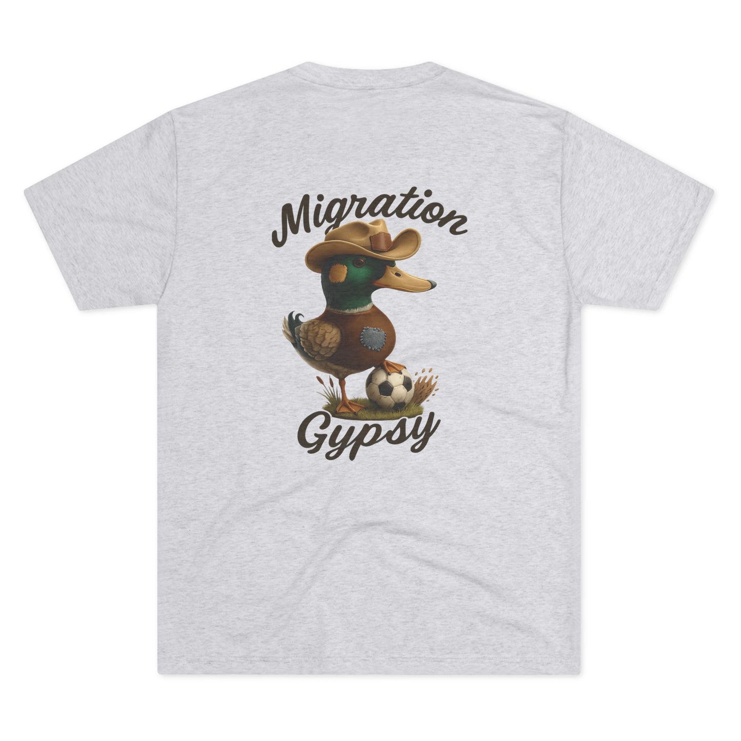 Soccer Migration Mallard Tee w/Soccer Ball Front Mallard Back