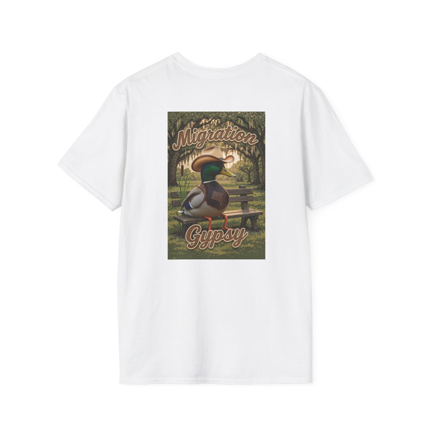 Mallard Park Bench Mallard - MG Front Unisex Tee
