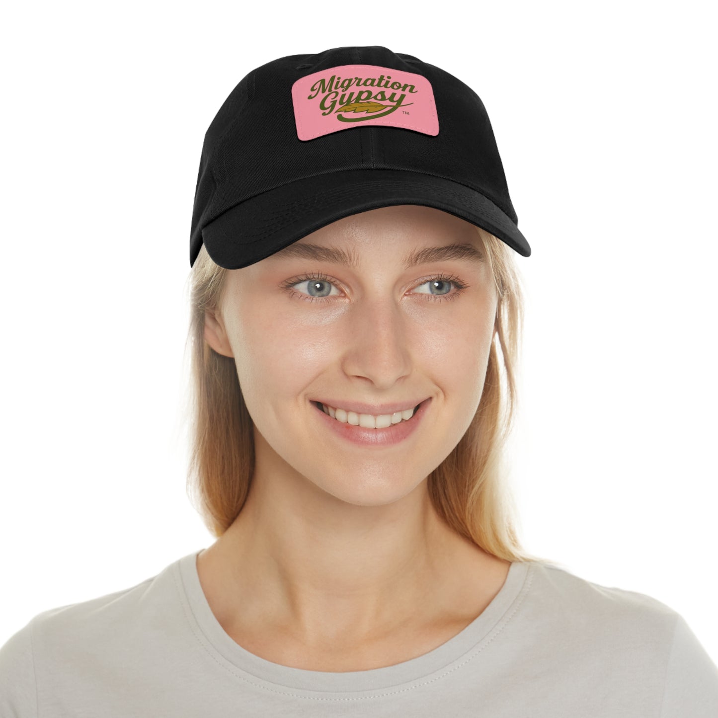 Unisex Migration Gypsy Leather Patch Hat — 12 Combo Colors Men's & Ladies