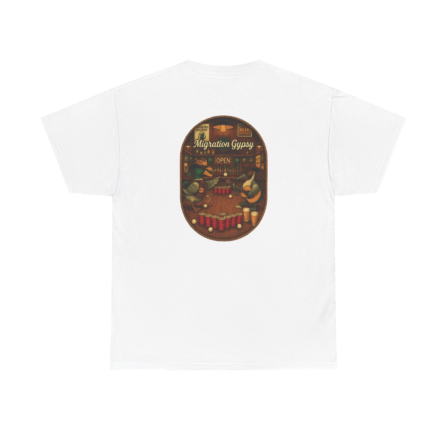 Gypsy Beer Pong Unisex Heavy Cotton Tee