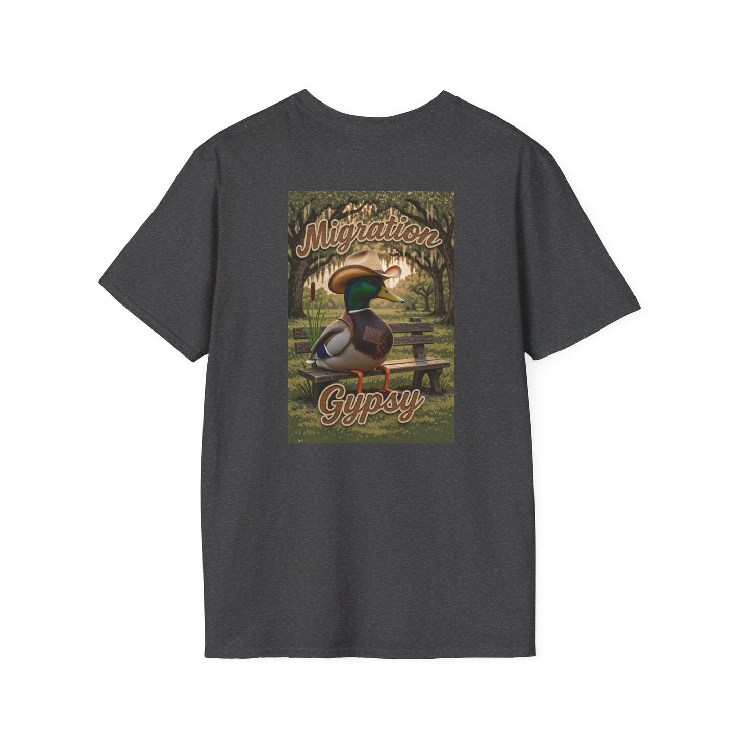 Mallard Park Bench Mallard - MG Front Unisex Tee