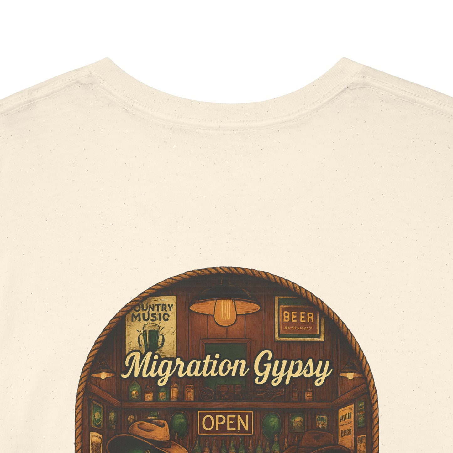 Gypsy Beer Pong Unisex Heavy Cotton Tee