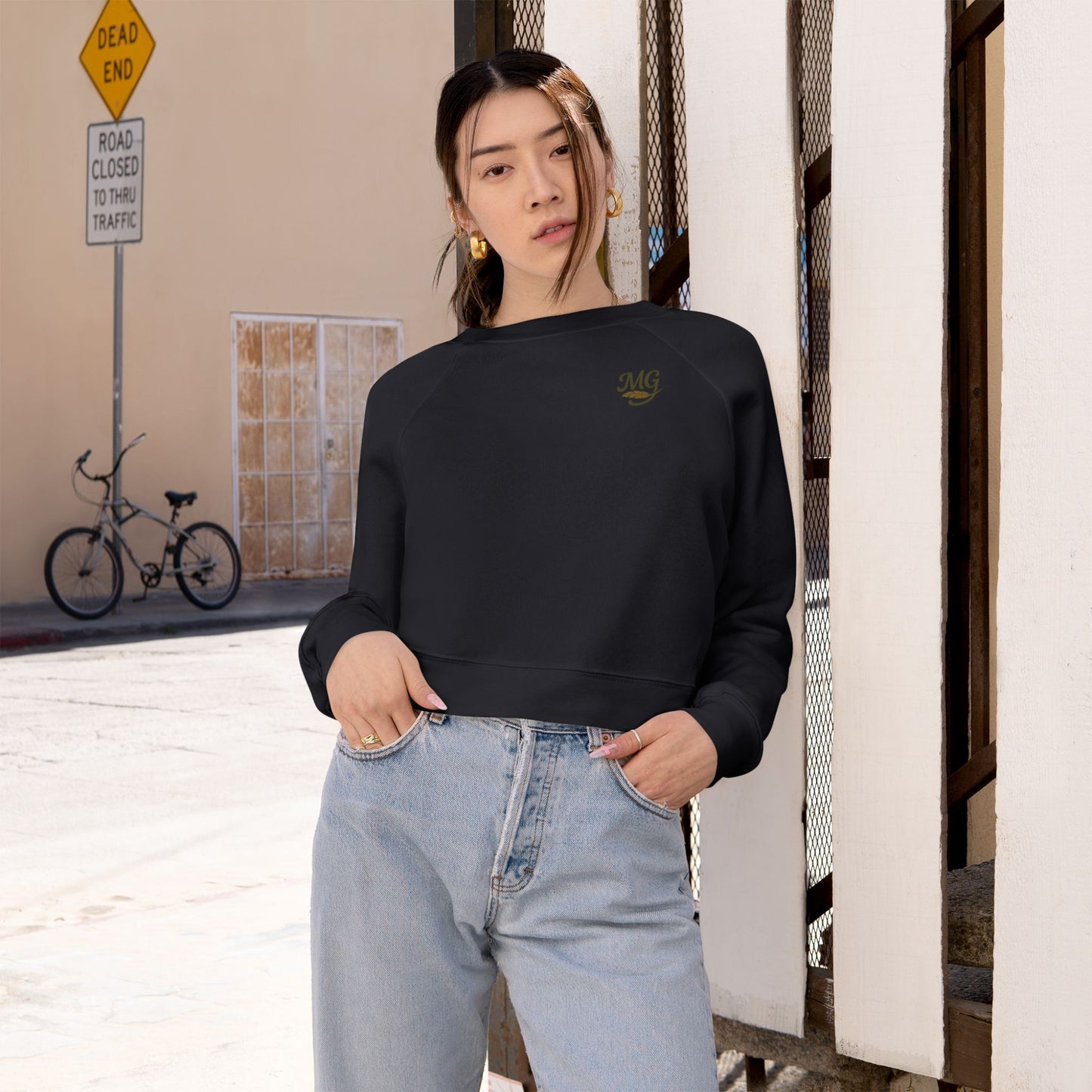 Migration Mallard Cropped Pullover | Fleece Sweatshirt