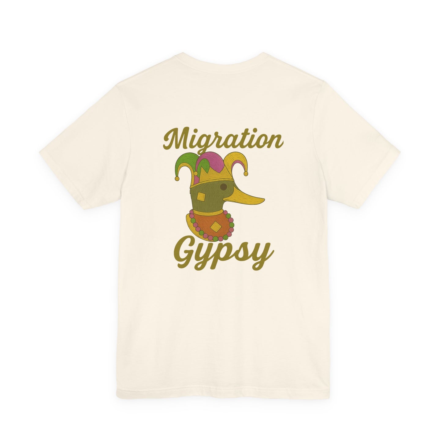 Mardi Gras Jester Mallard - Unisex Jersey Short Sleeve Tee