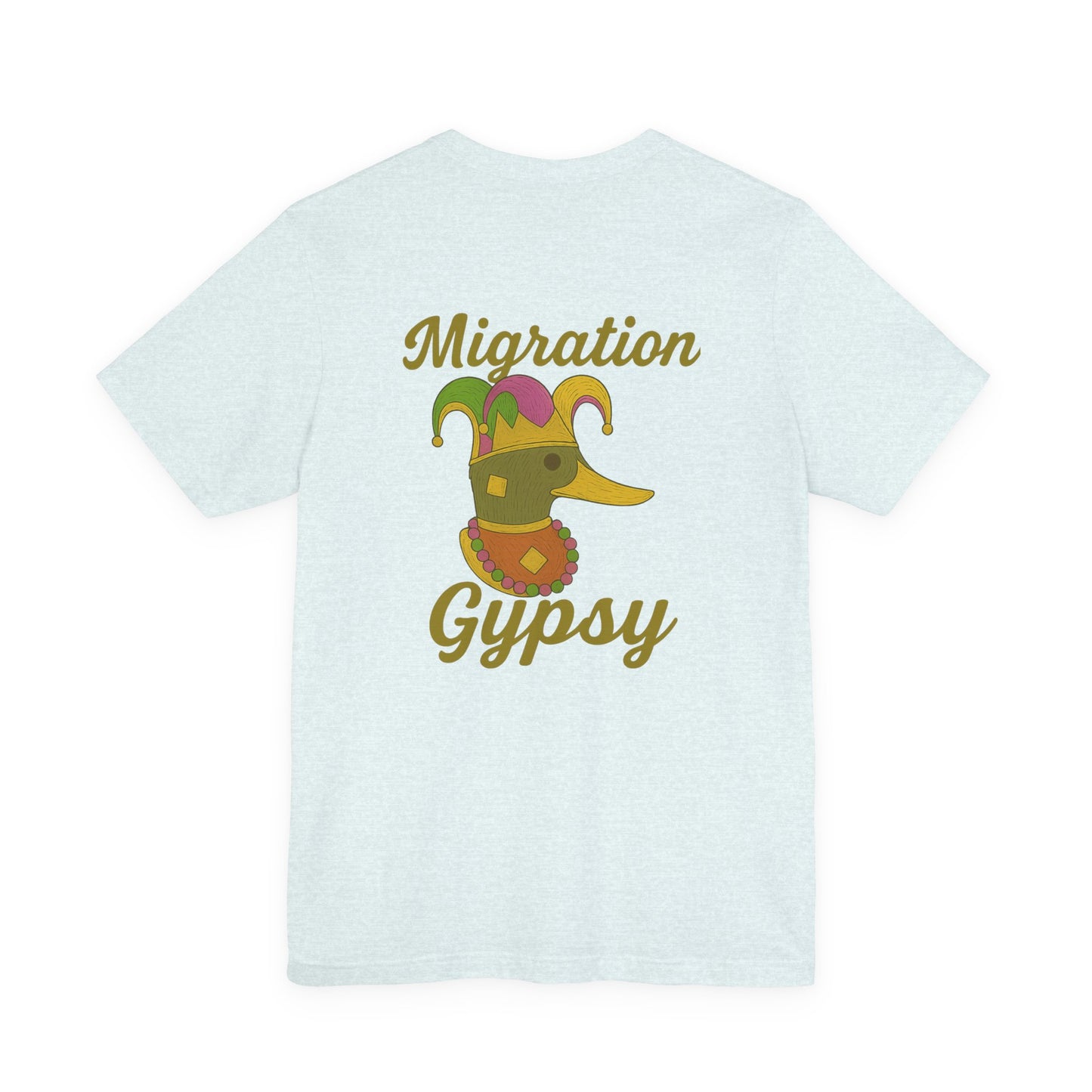 Mardi Gras Jester Mallard - Unisex Jersey Short Sleeve Tee
