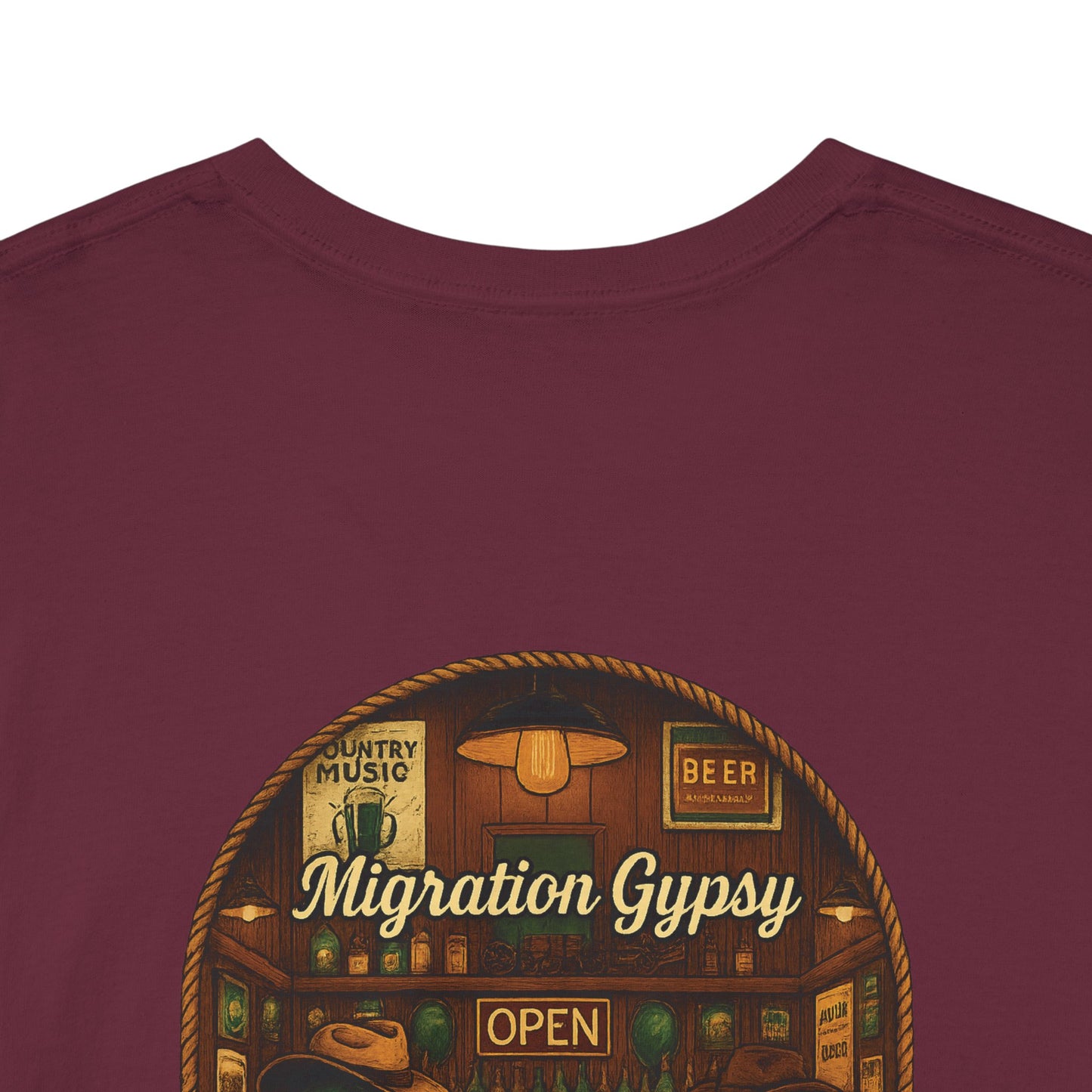 Gypsy Beer Pong Unisex Heavy Cotton Tee