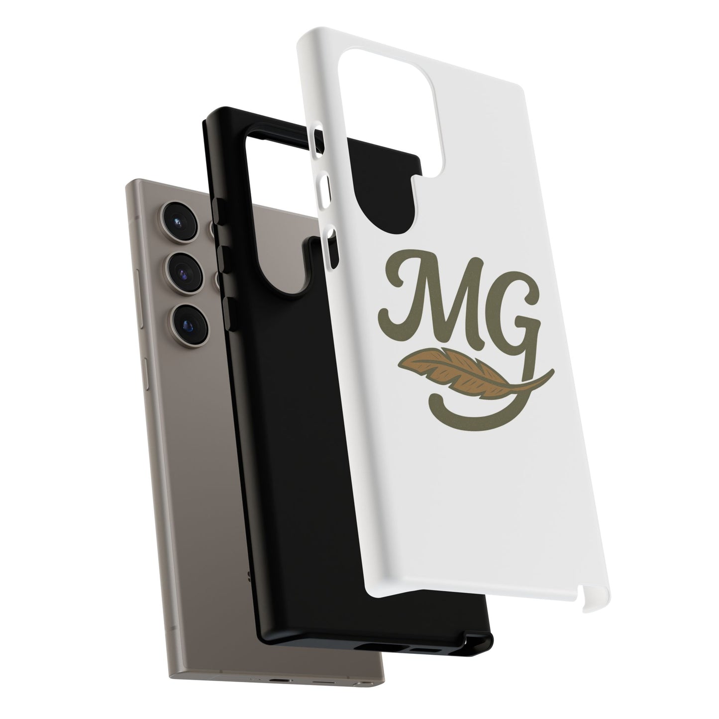 MG Leaf Tough Phone Case — Monogram Protective Phone Cover
