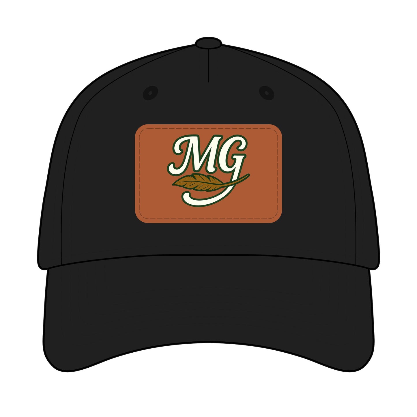 Combo MG Leather Patch Baseball Cap — Unisex 46 Combos