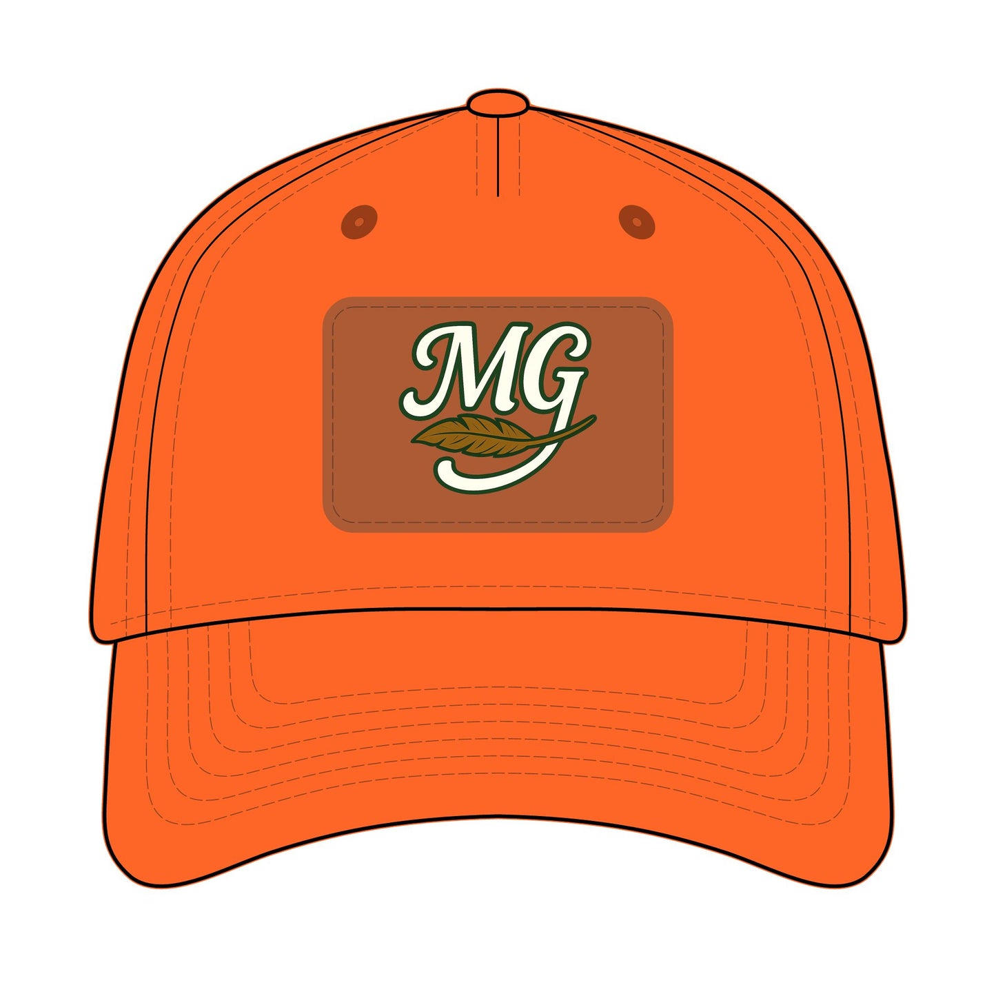 Combo MG Leather Patch Baseball Cap — Unisex 46 Combos