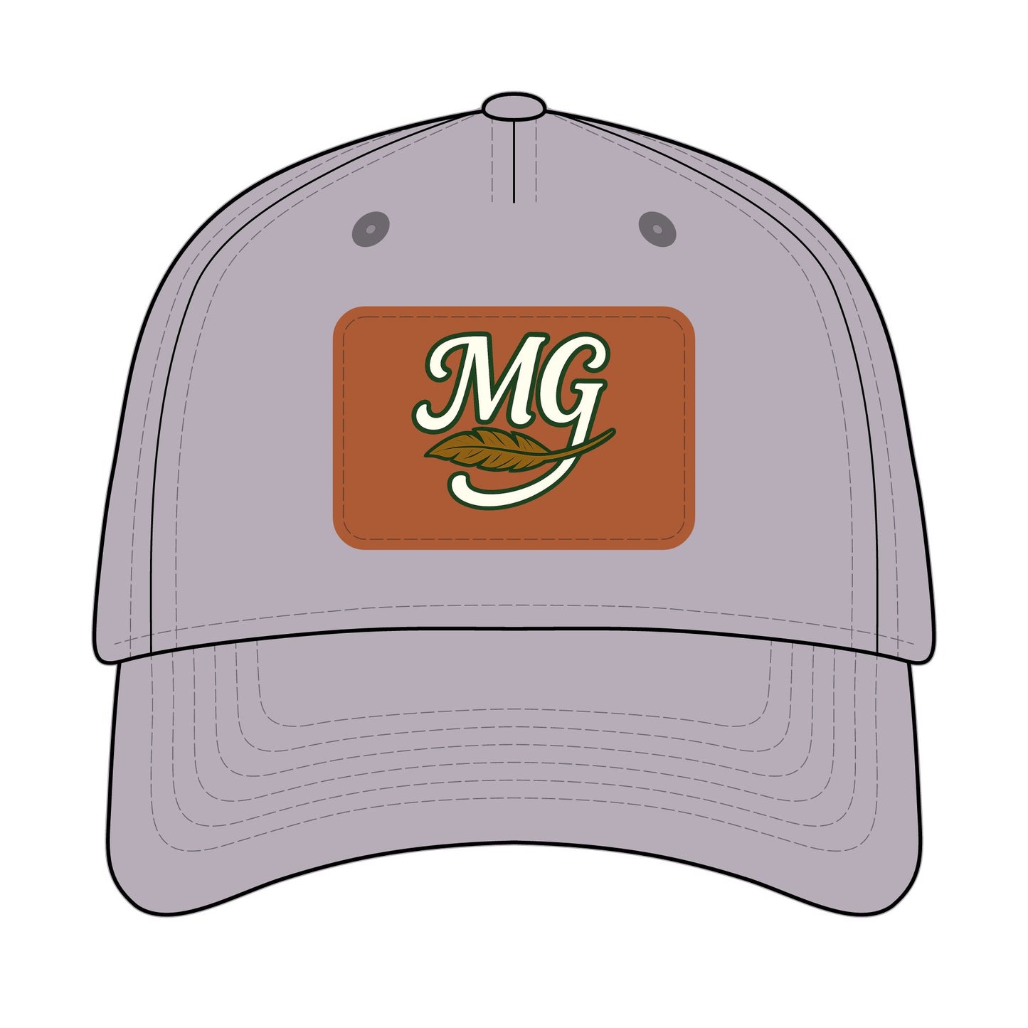 Combo MG Leather Patch Baseball Cap — Unisex 46 Combos
