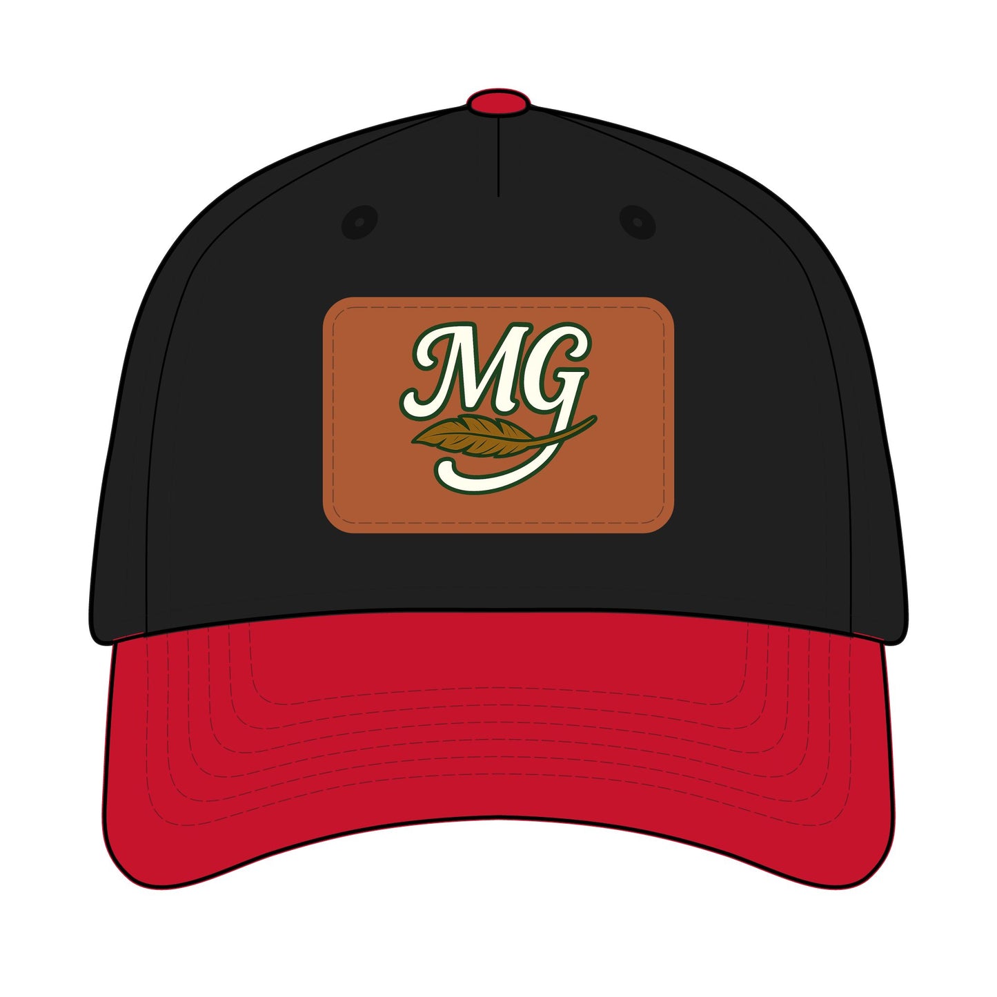 Combo MG Leather Patch Baseball Cap — Unisex 46 Combos