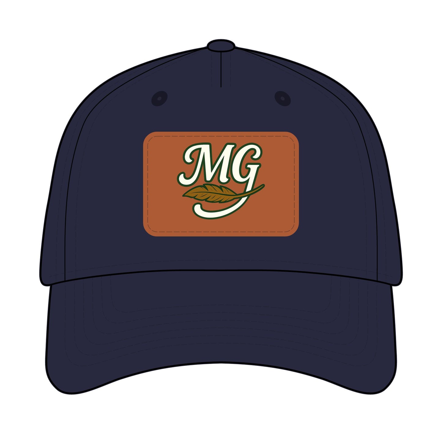 Combo MG Leather Patch Baseball Cap — Unisex 46 Combos