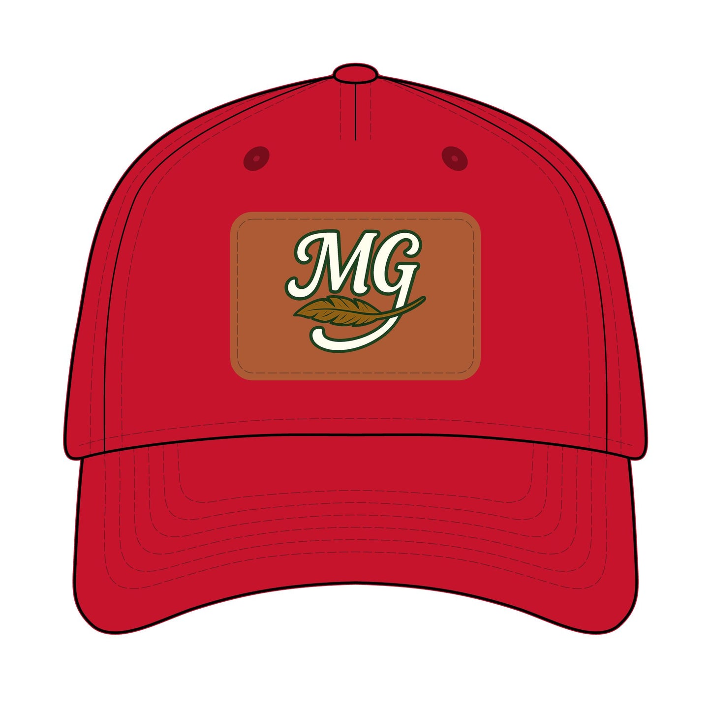Combo MG Leather Patch Baseball Cap — Unisex 46 Combos
