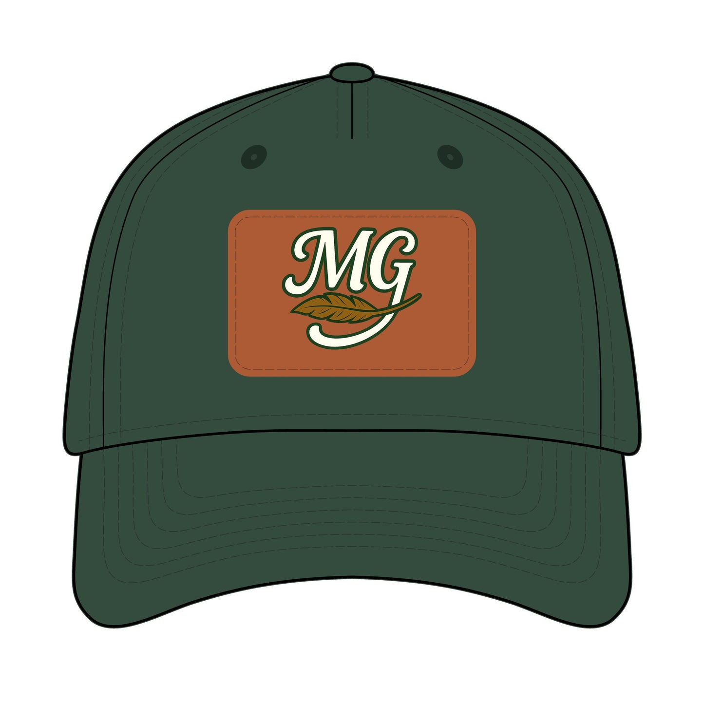 Combo MG Leather Patch Baseball Cap — Unisex 46 Combos