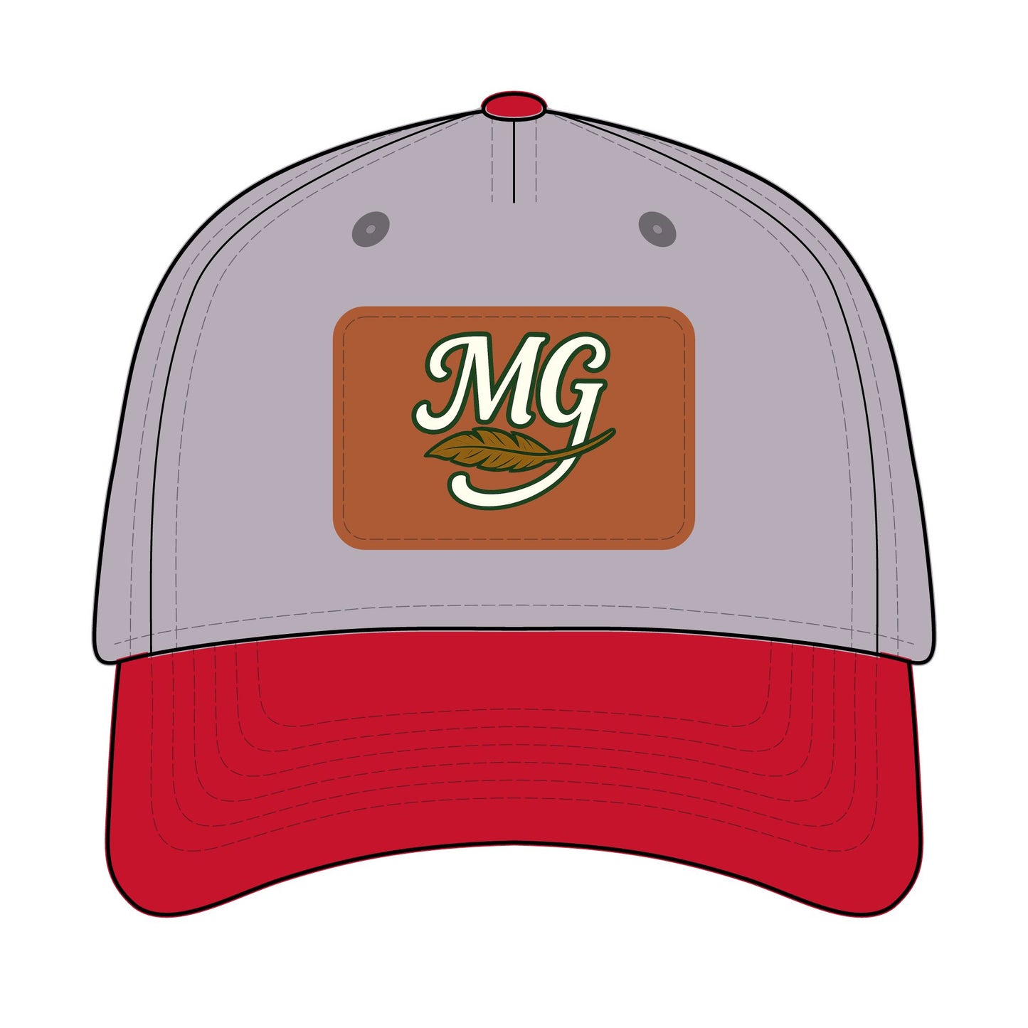 Combo MG Leather Patch Baseball Cap — Unisex 46 Combos