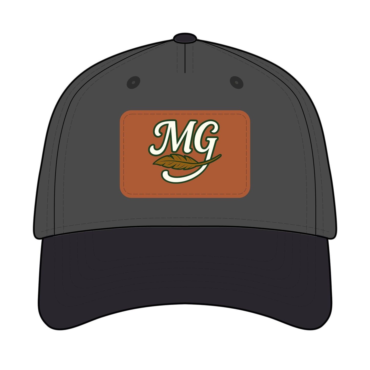 Combo MG Leather Patch Baseball Cap — Unisex 46 Combos
