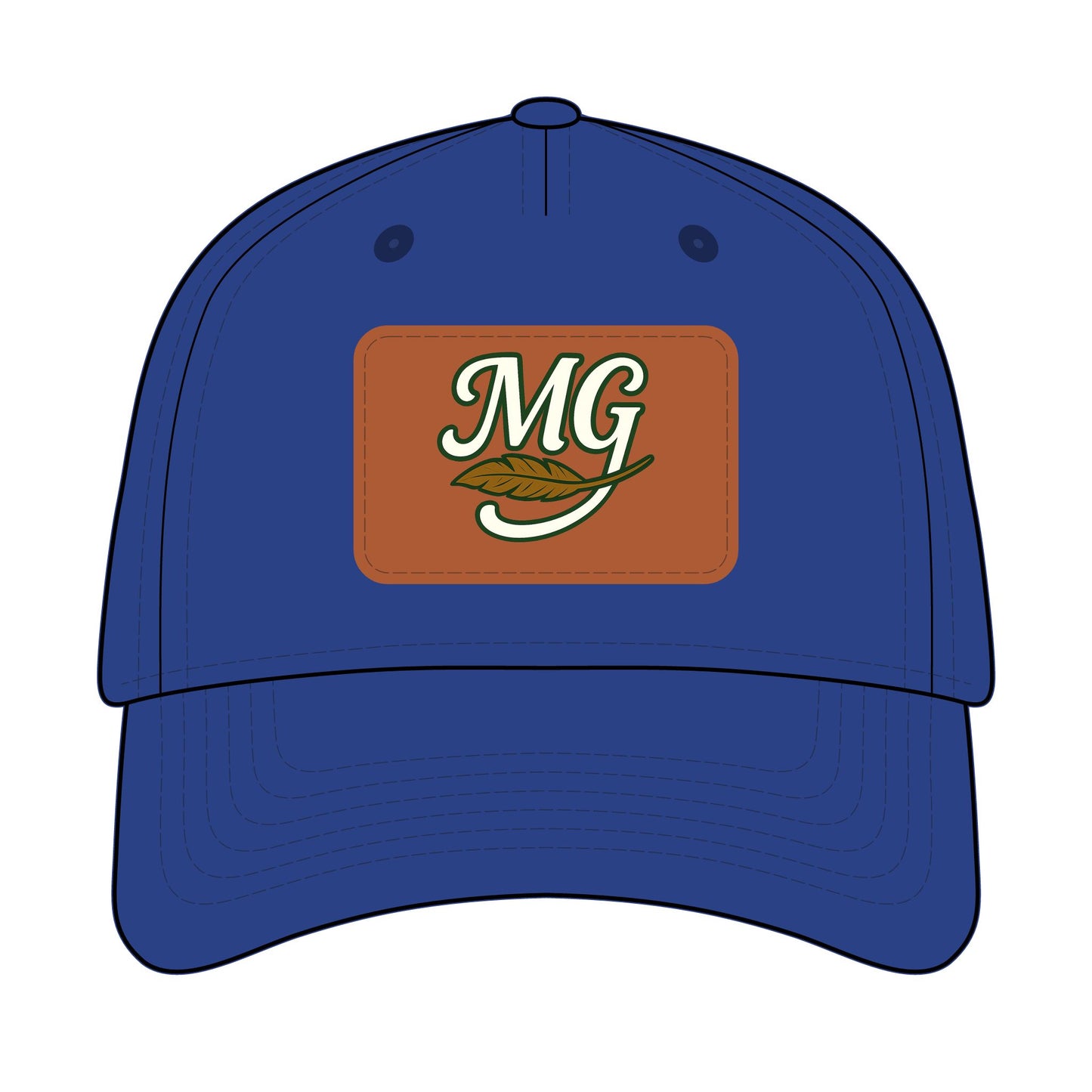 Combo MG Leather Patch Baseball Cap — Unisex 46 Combos