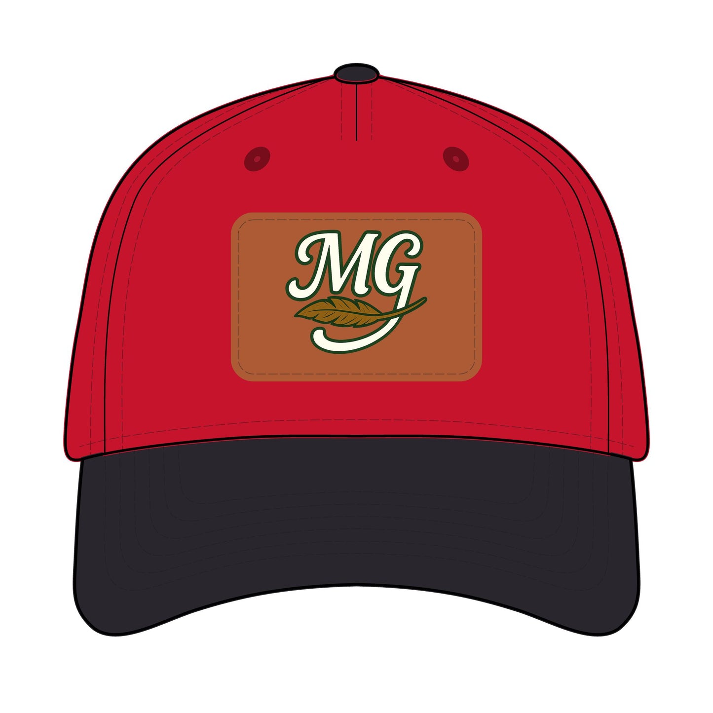 Combo MG Leather Patch Baseball Cap — Unisex 46 Combos