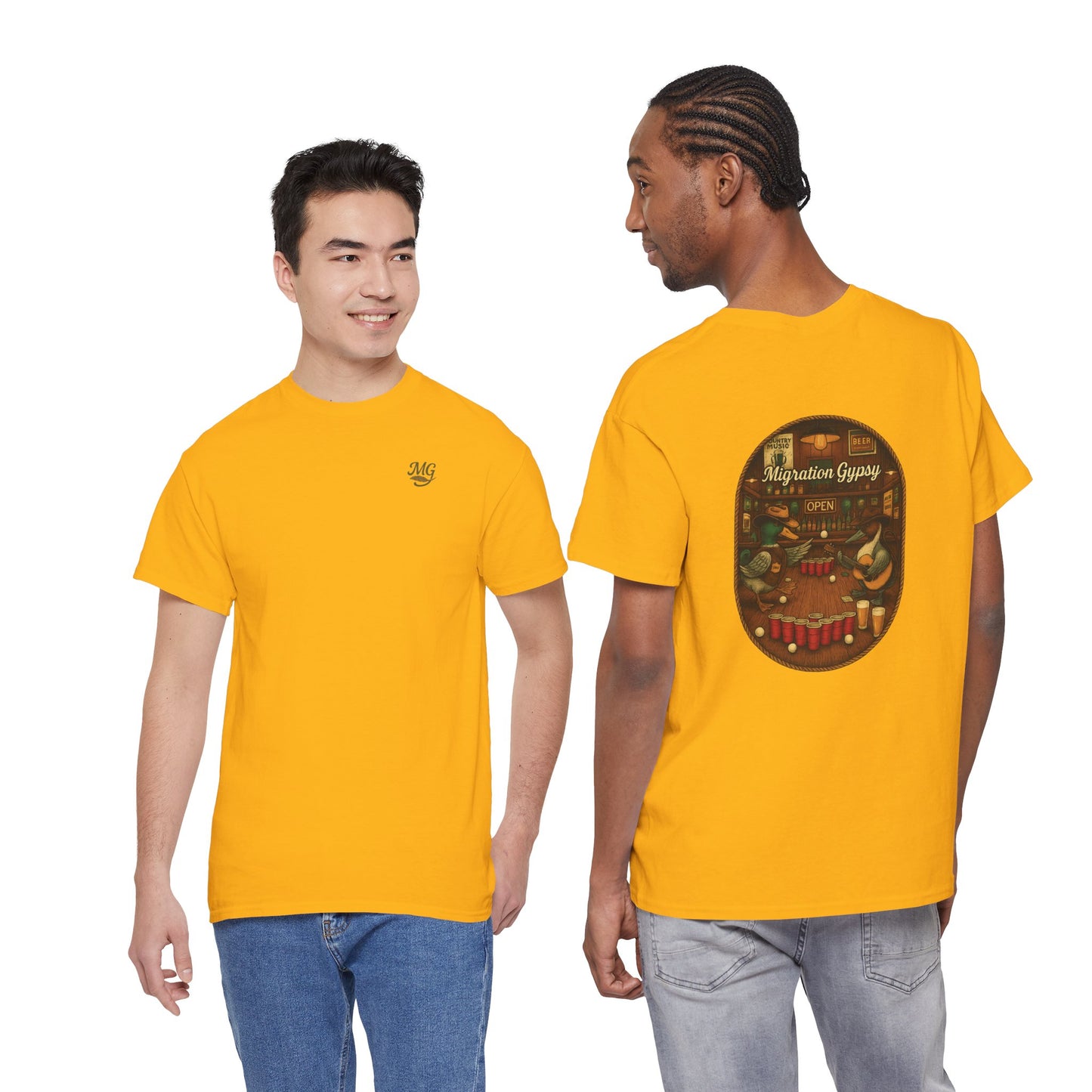 Gypsy Beer Pong Unisex Heavy Cotton Tee