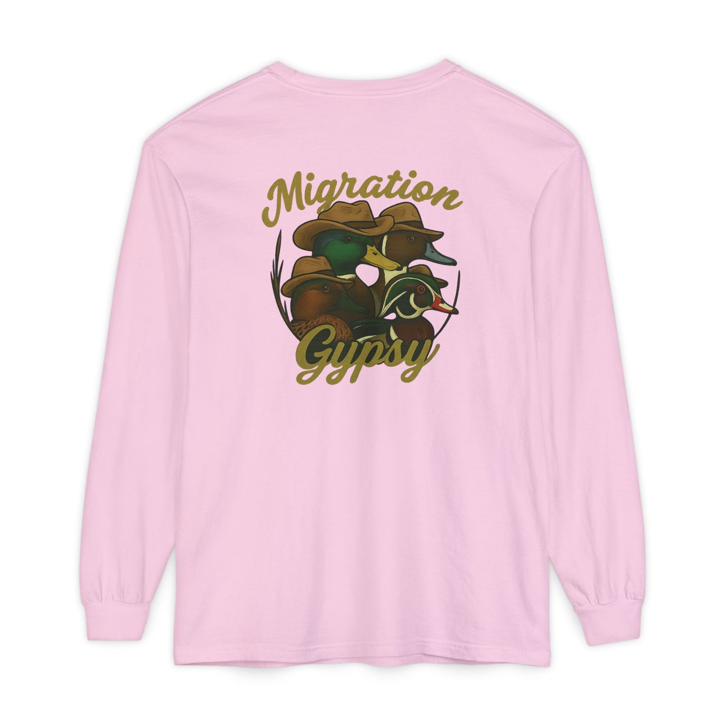 Men's Gypsy Gang Long Sleeve Tee - Mallard, Pintail, Wood Duck and Teal