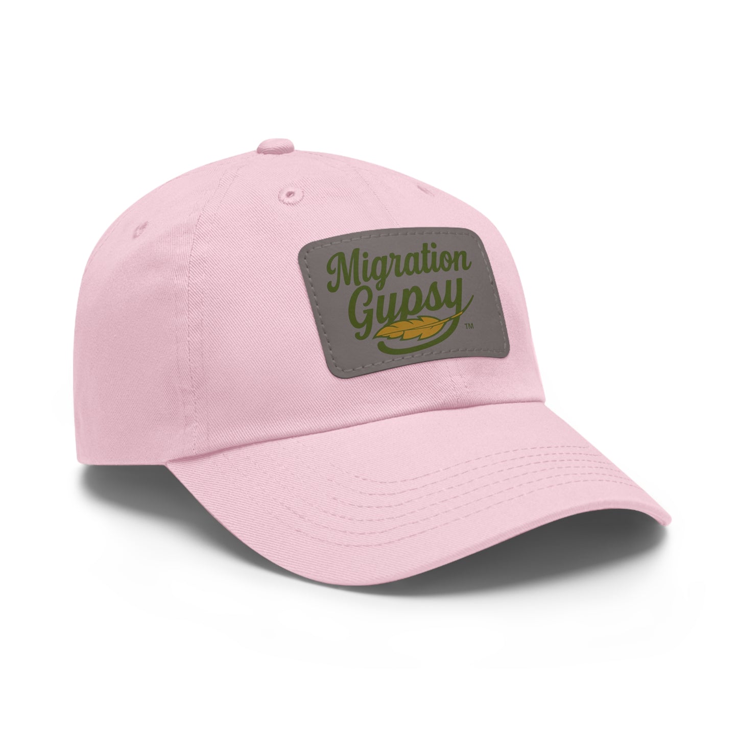 Unisex Migration Gypsy Leather Patch Hat — 12 Combo Colors Men's & Ladies