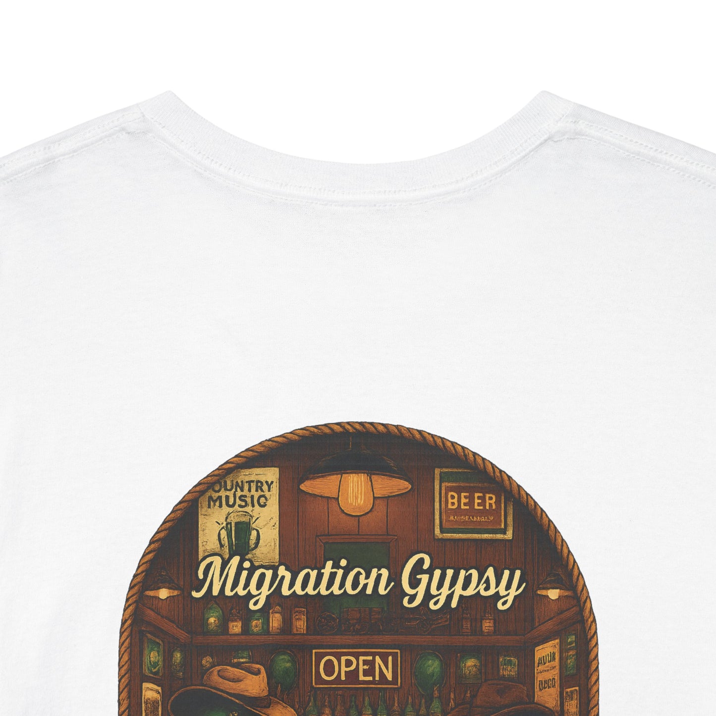 Gypsy Beer Pong Unisex Heavy Cotton Tee