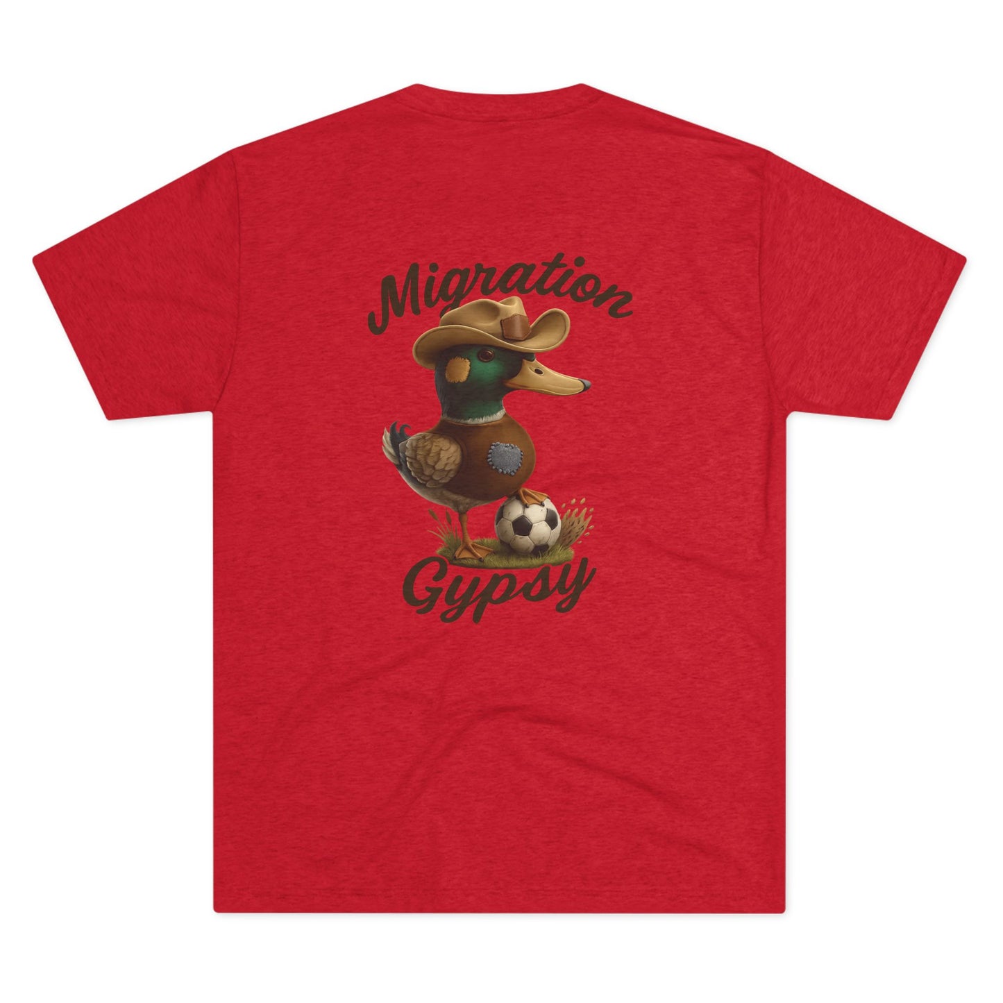Soccer Migration Mallard Tee w/Soccer Ball Front Mallard Back