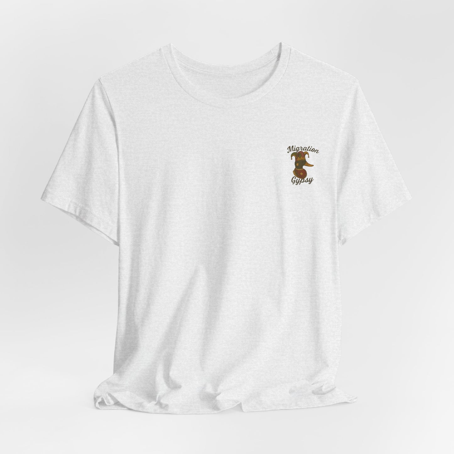 Migration Mardi Gras Vintage Duck Boat Travel Tee
