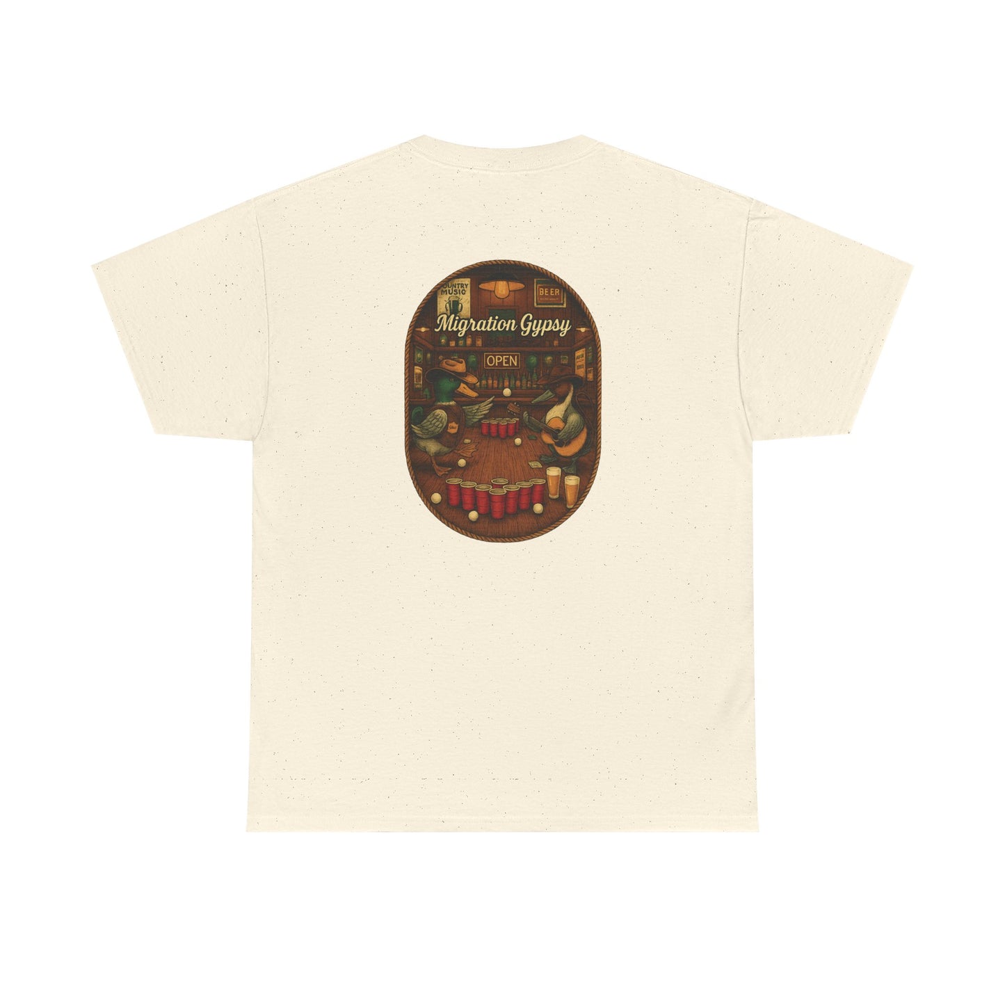 Gypsy Beer Pong Unisex Heavy Cotton Tee