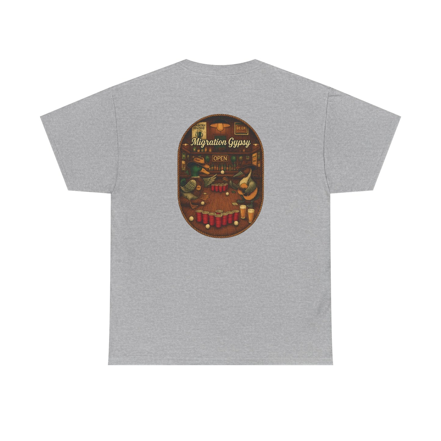 Gypsy Beer Pong Unisex Heavy Cotton Tee